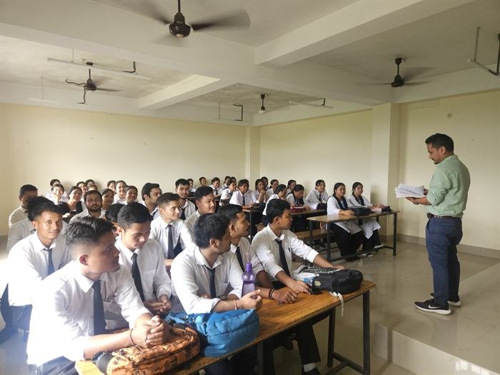 A class in session — Kokrajhar Law College