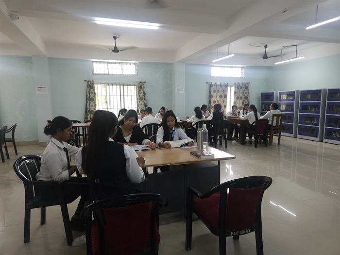 The library and reading room — Kokrajhar Law College