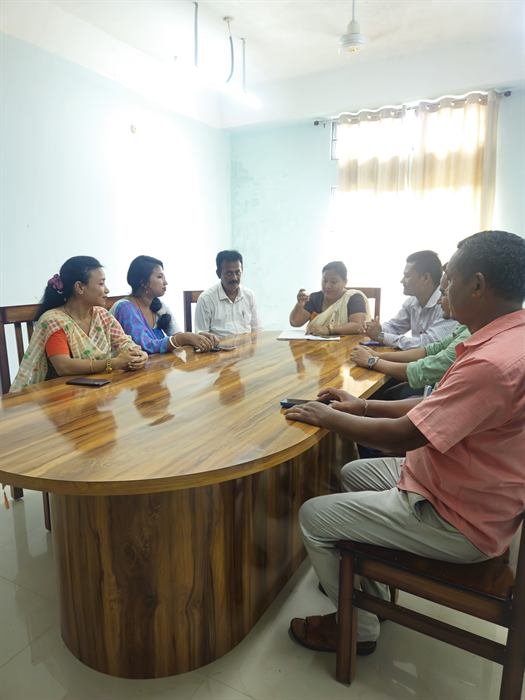 Faculty Meeting in the Seminar Hall